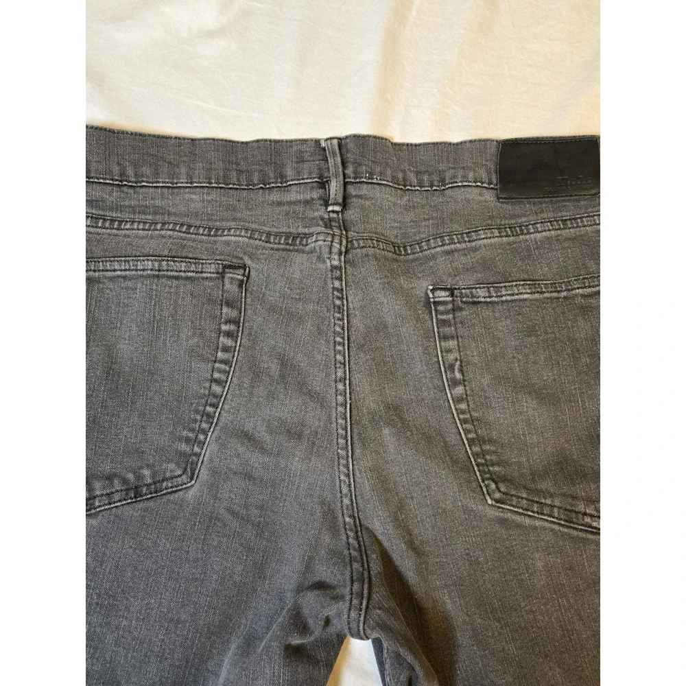 Polo Ralph Lauren Mens Straight‎ Jeans 36X34 (36×29) Faded Black